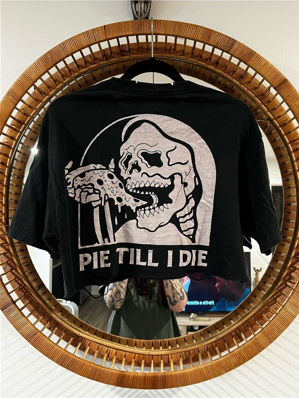 Pie Til I Die Crop Tee